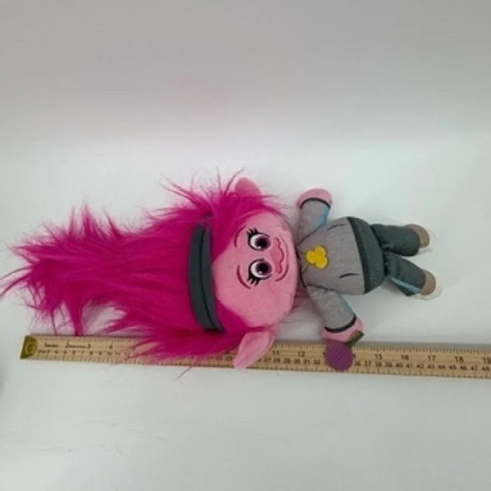 Hasbro DreamWorks Trolls Poppy Character Plush‎ Toy Styllin Hair Series
